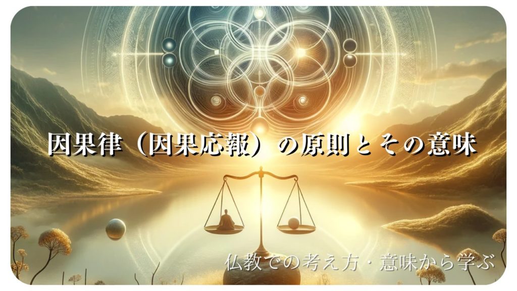 因果律仏教 | 因果応報 本当にあるのか _ 「因果の道理と執着の解放」人生を変える考え方 – KAHQ