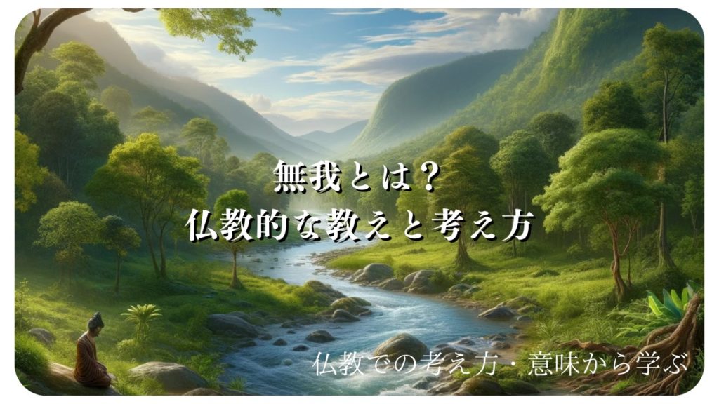 無我とは？仏教的な教えと考え方 | 浄土真宗 慈徳山 得蔵寺